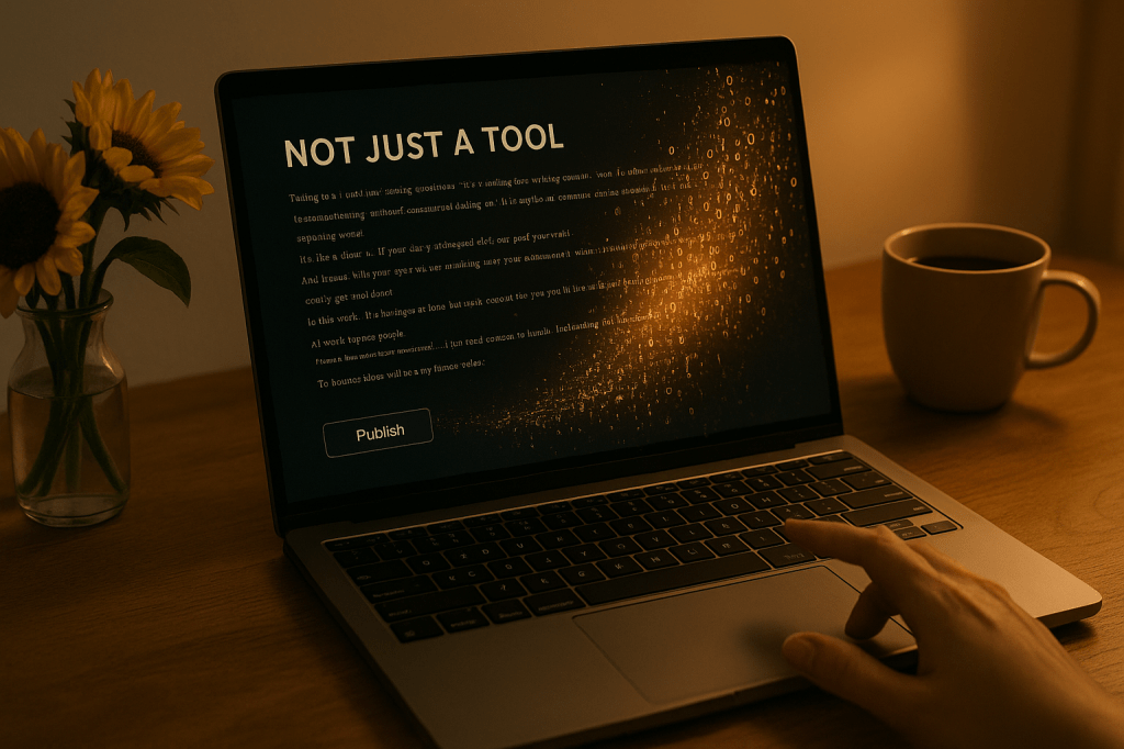 Ai is not just a tool